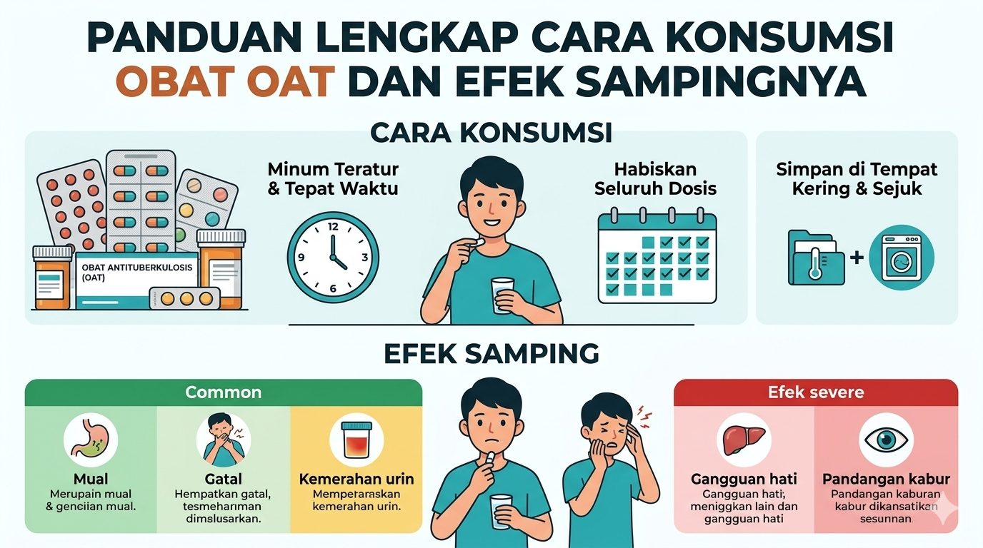 Panduan Lengkap Cara Konsumsi Obat Oat Dan Efek Sampingnya